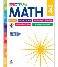 Title: Spectrum Math Workbook, Grade 4, Author: Spectrum
