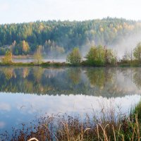 Осень с отражениями :: Василий Колобзаров