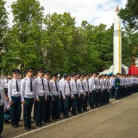 Выпуск в военном училище . Торжественное построение ! :: Александр 