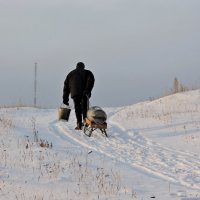 По крутому берегу - домой :: Ольга 