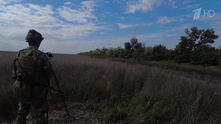 Российские артиллеристы уничтожили замаскированный опорный пункт ВСУ в окрестностях Работина