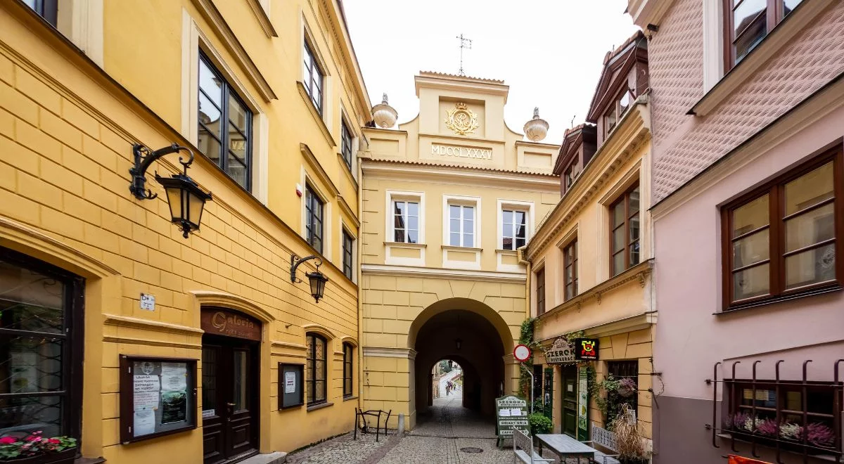 Odrestaurowane Stare Miasto w Lublinie. 