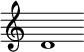 { \override Score.TimeSignature #'stencil = ##f \time 3/2 d'1 }