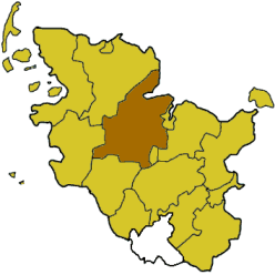 Poziția regiunii Districtul Rendsburg-Eckernförde