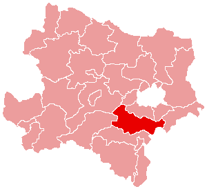 Баден (округ) на карте