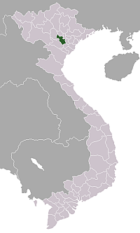 Location of Hà Tây Province