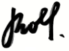 signature de Rolf Hirschland