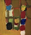 c. 1970-1999 : semplici scacchiere, dipinte in formati molto piccoli, caratterizzate da colori vivaci ammirati in Italia