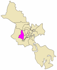 Position in the metropolitan area of HCMC