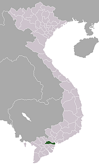 Location of Tiền Giang Province