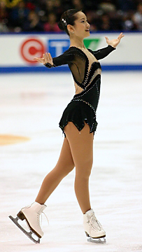 Shizuka Arakawa hier beim Skate Canada im Jahr 2003