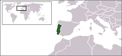 Lokasie van Portugal