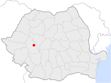 Location of Orăștie