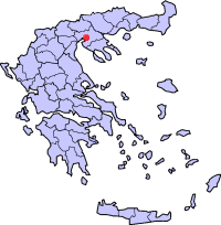 Poziția localității Salonic