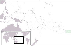 Location of Pitcairn Islands