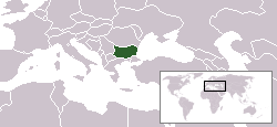 Bulgaria - Localizzazione