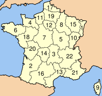 Regions administratives franceses