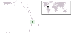 Location of Saint Lusia