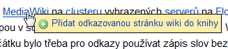 Přidat odkazovanou stránku wiki do knihy