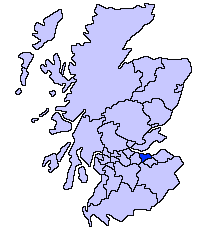 Poziția regiunii City of Edinburgh Dùn Èideann
