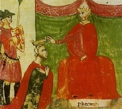 Niccolò II incorona Roberto il Guiscardo