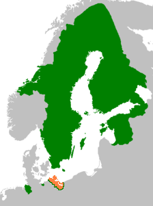 Localização de Pomerânia sueca