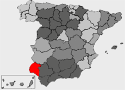 Lag vun der Provënz Huelva