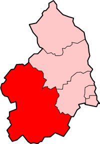 Shown within Northumberland