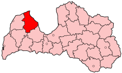 Location of Talsi