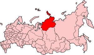 Таймырская (Далгана-Ненецкая) аўтаномная акруга на карце