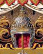 Русский шлем на среднем гербе Российской Империи