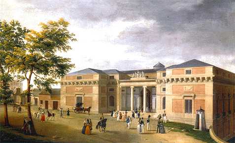 La façade Goya du musée du Prado, selon le projet de Juan de Villanueva