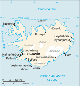 Мапа Ісьляндыі