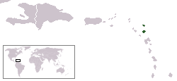 Location of ଆଣ୍ଟିଗୁଆ ଓ ବରବୁଡା