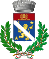 Stemma di Agazzano: Viene asportato il fascio del littorio, e al suo posto viene posto l'emblema nazionale della Repubblica Italiana.