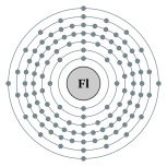 Electron shells of flerovium (2, 8, 18, 32, 32, 18, 4 (predicted))