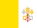 Bandera de los Estados Pontificios en 1825-1849, 1849-1870.