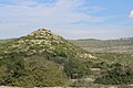 Tur Shimon rising from Nahal Sorek