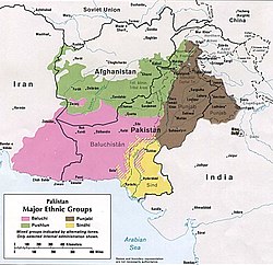 ھەرێمی بەلۆچستان بە پەمەیی نیشان دراوە