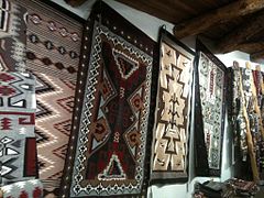 Examples of Navajo rugs