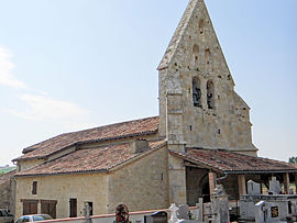 The church of Saint-Cyr-et-Sainte-Juliette, in Saint-Cirice