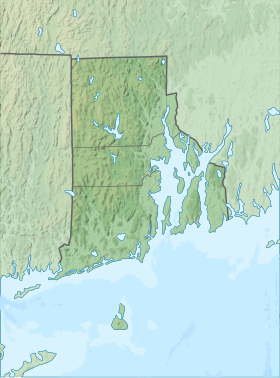 Voir sur la carte topographique du Rhode Island