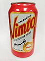 Old style Vimto logo still produced on some products internationally