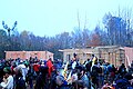 Construction de cabanons dans la ZAD de Notre-Dame-des-Landes.