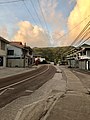 The South Coast Road, as it passes through Anse Royale