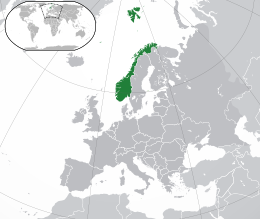 Mappa di Norge / Noreg