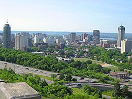 Skyline of downtown Hamilton