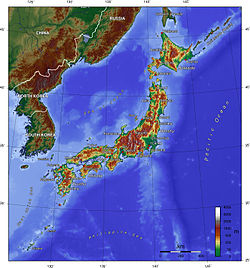 Kaart van die Japannese Argipel