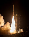 Запуск ракеты-носителя Минотавр-5 с космическим аппаратом LADEE на борту
