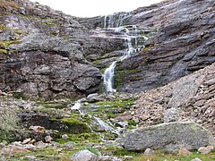 Водопад в национальном парке Урхо Кекконен